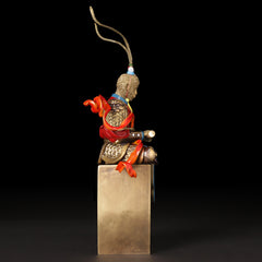 manufacturer wholesales all copper Sun Wukong ornaments, defeating Buddha Jingsi tea room home decorations, 2017