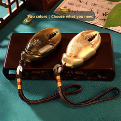 "Money in Hand" Full Copper Crab Claw Handle Decoration Home Light Luxury Living Room Crab Claw Crafts